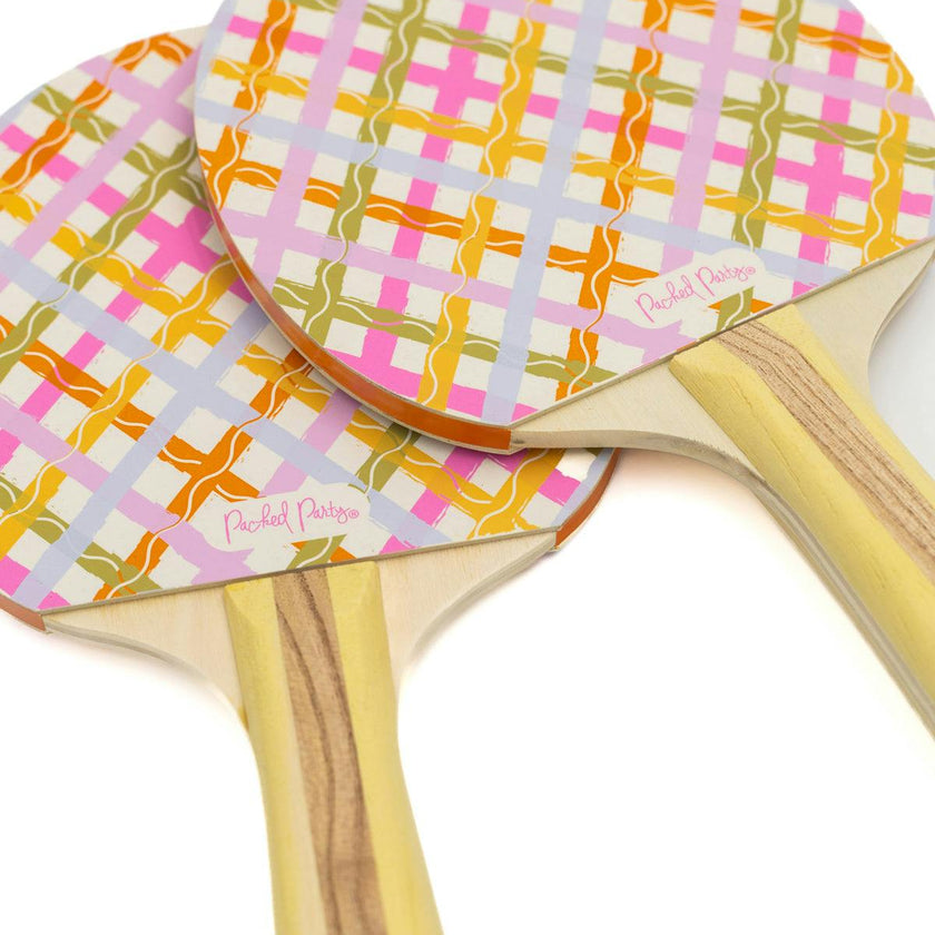 Packed Party Game Set Match 6-Piece Table Tennis Set