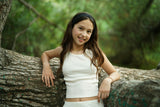 Girls Pointelle Tank Top