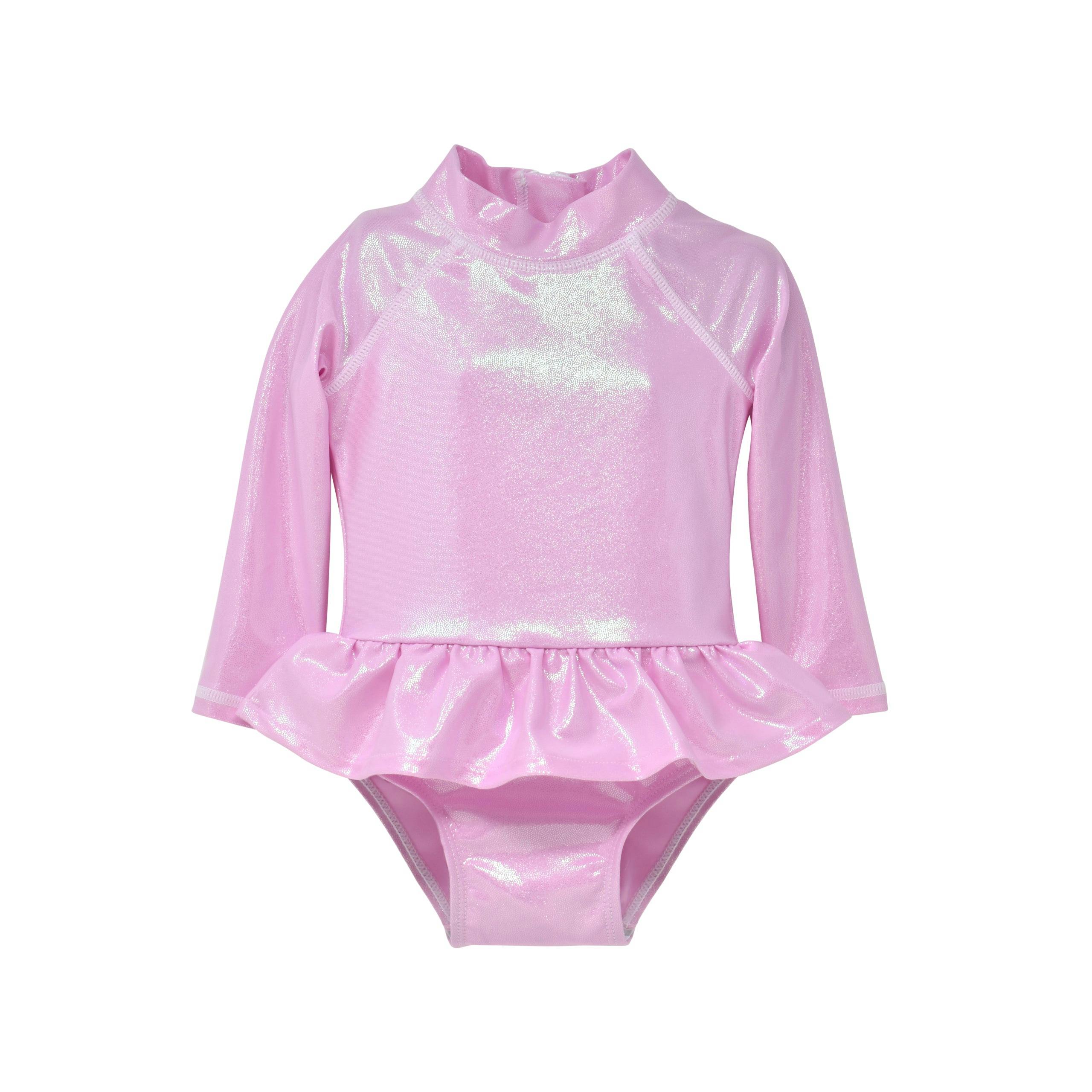 UPF 50+ Alissa Infant Ruffle Rash Guard Swimsuit