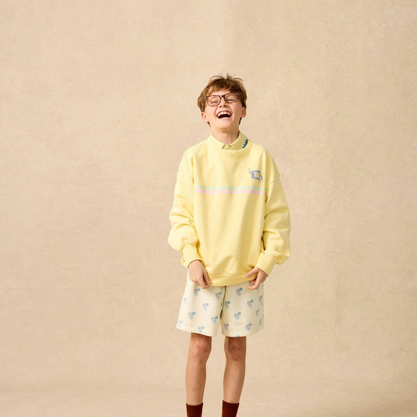 Organic Weekend Sweatshirt in Laffy Taffy