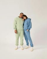 Adult Earth Day Natural Dye Pullover in Honeydew