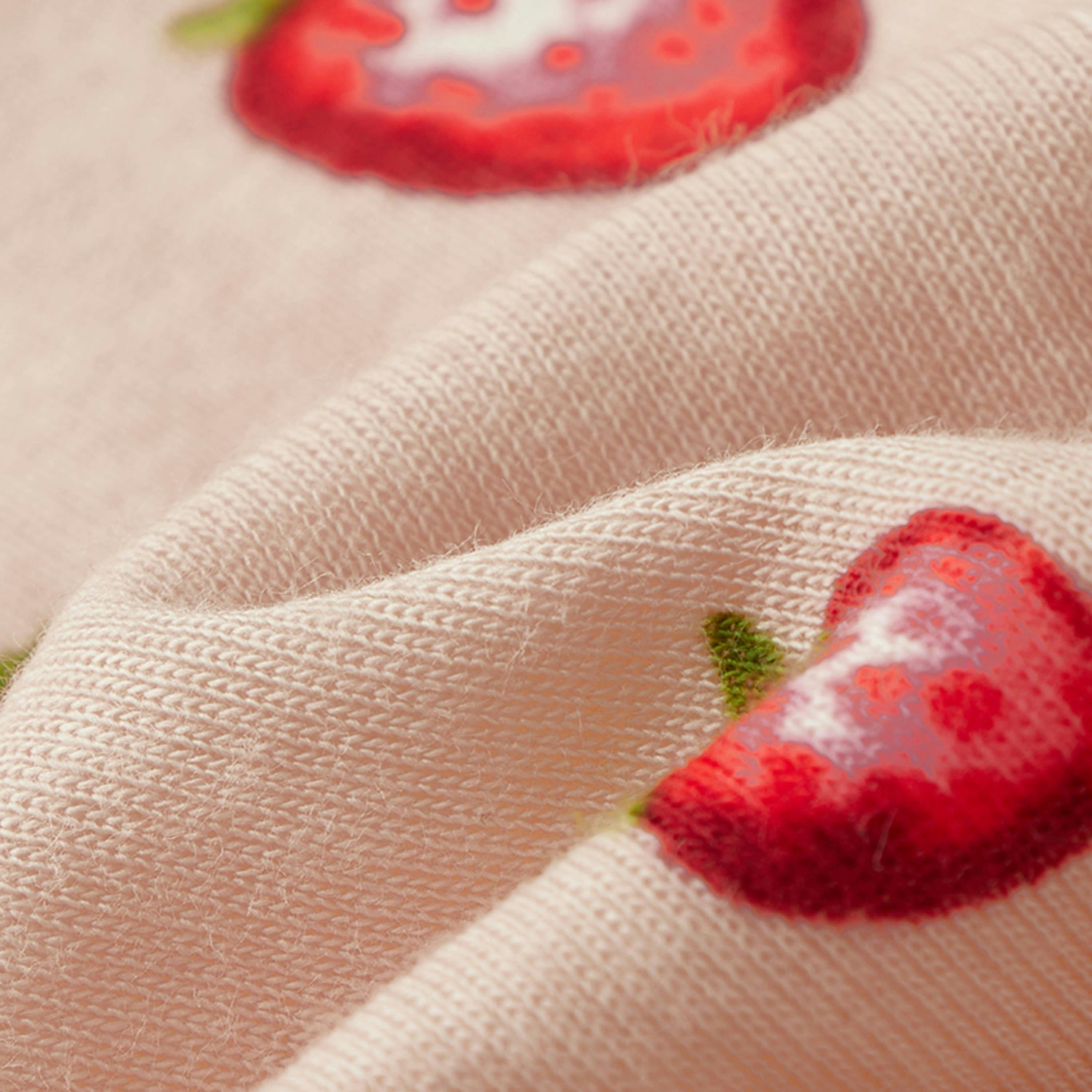 Strawberry Organic Cotton Kerchief Bib