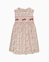 Strawberry Floral Smocked Dress