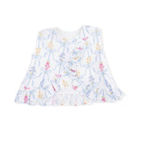 Ribbon Bouquets - Ruffle Back Top and Bloomer