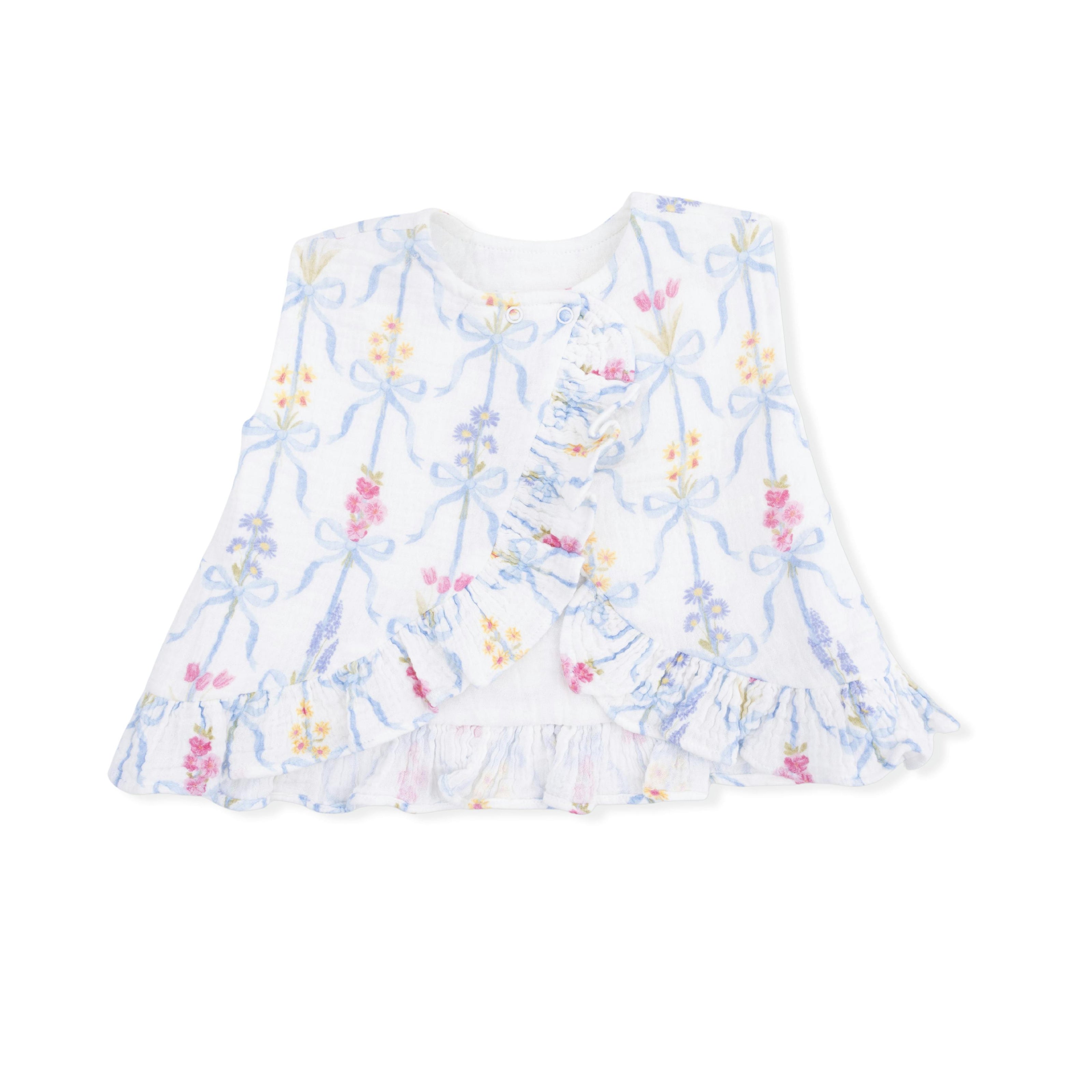 Ribbon Bouquets - Ruffle Back Top and Bloomer