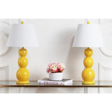 Set of 2 Jayne Three-Sphere Glass Lamps
