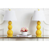 Set of 2 Jayne Three-Sphere Glass Lamps