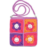 Groovy Smiles Crochet Bag