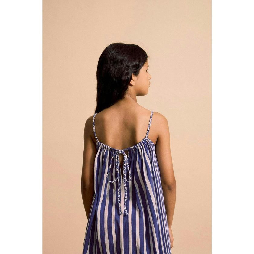 BALI STRIPED DRESS BLUE & WHITE