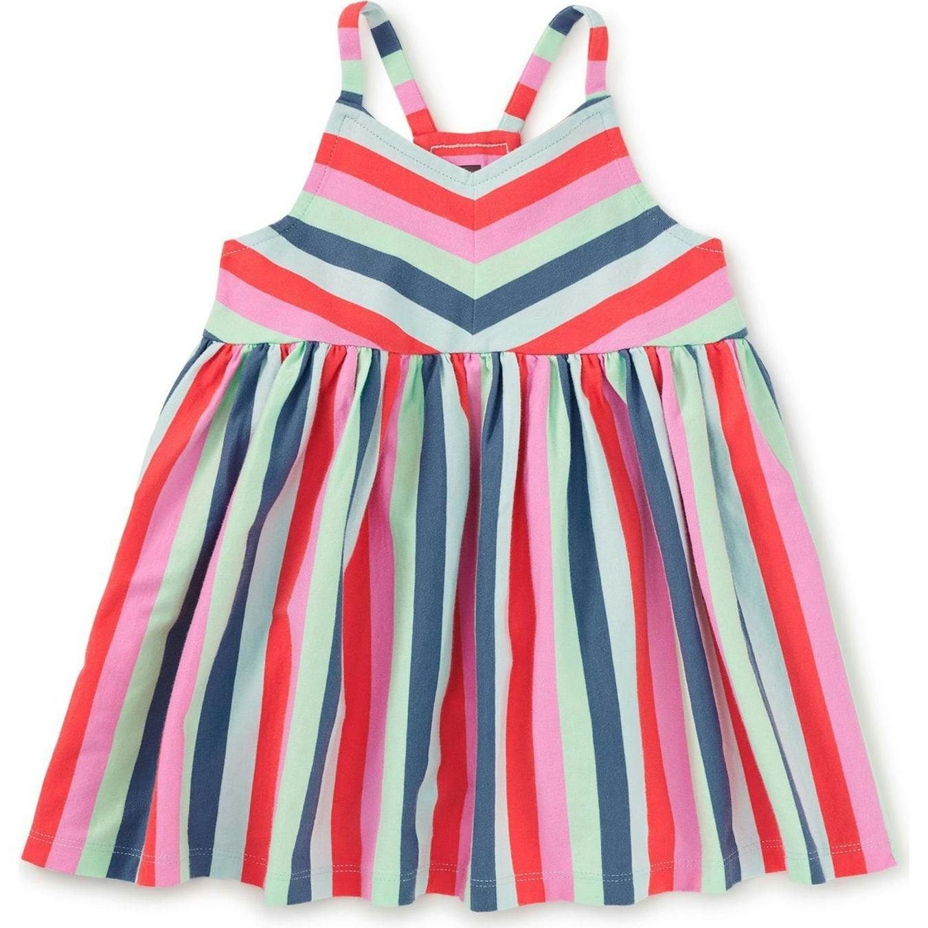 Racerback Twirl Dress, Red