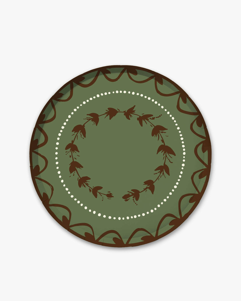 Fête Dinner Plate Set in Loden