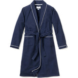 Men's Pima Robe in Navy