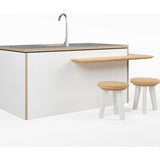 Macedon Breakfast Bar – Modern Play Island with Stools Included