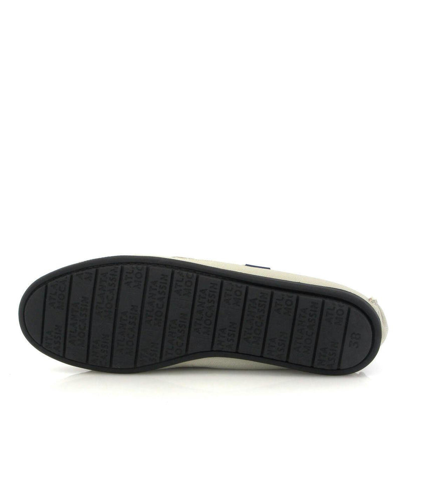 Penny 032 Walker Moccasins, light grey saffiano leather
