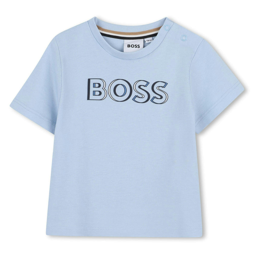 Persion Blue 3D Logo Effect T-Shirt