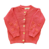 Poppy Flower Cardigan