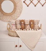 BABY BEAR 12" TOBACCO & PINK
