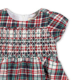 Organic Smocked Puff Sleeve Dress