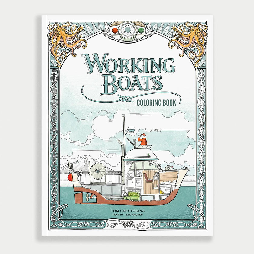 Working Boats Coloring Book