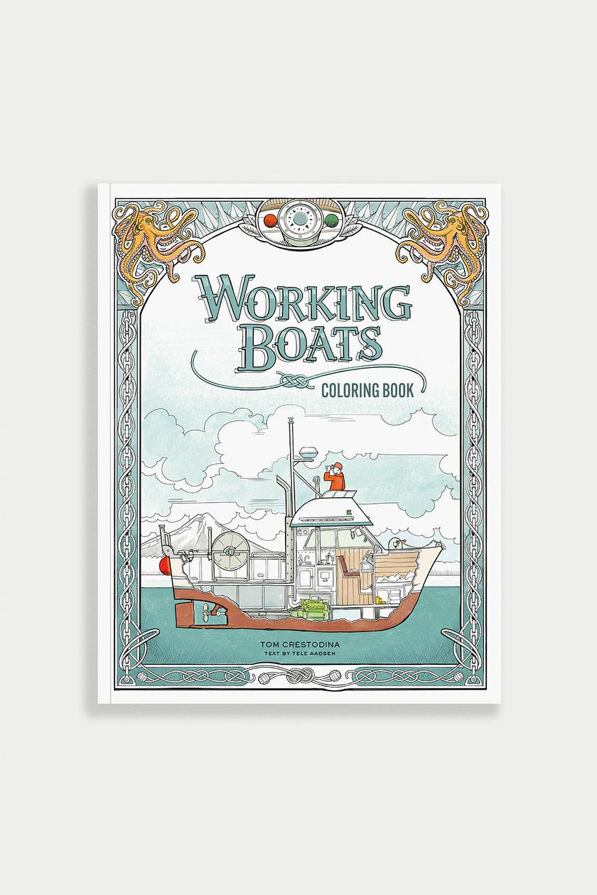 Working Boats Coloring Book
