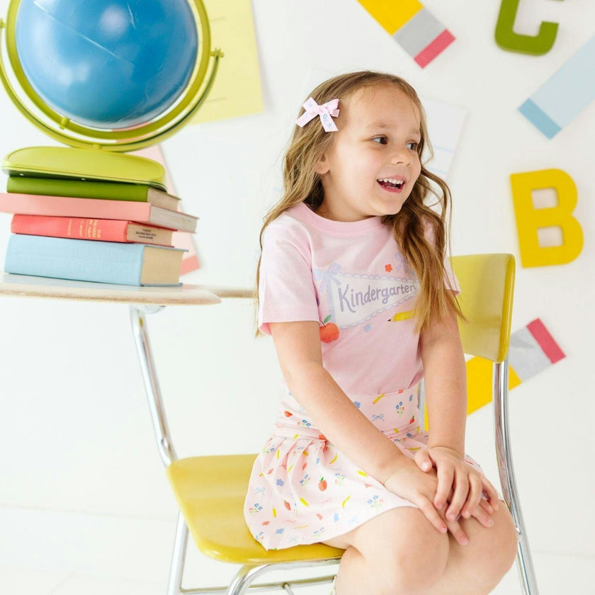 Alphabet Bows Clip Set