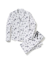 Women's Twill Pajama Set in Hallow's Eve Toile