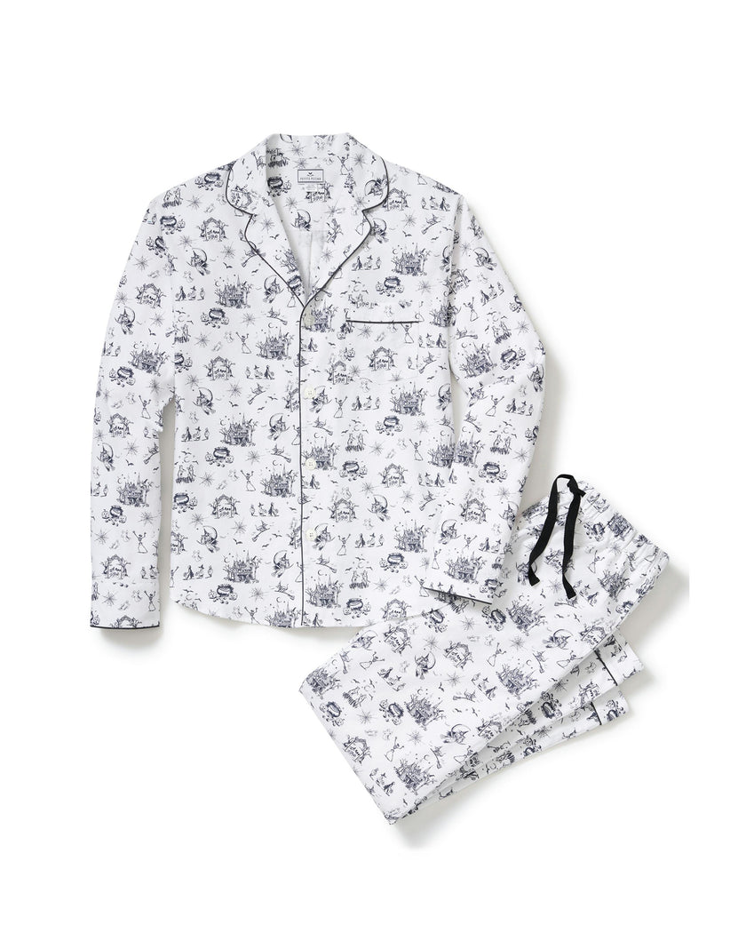 Women's Twill Pajama Set in Hallow's Eve Toile