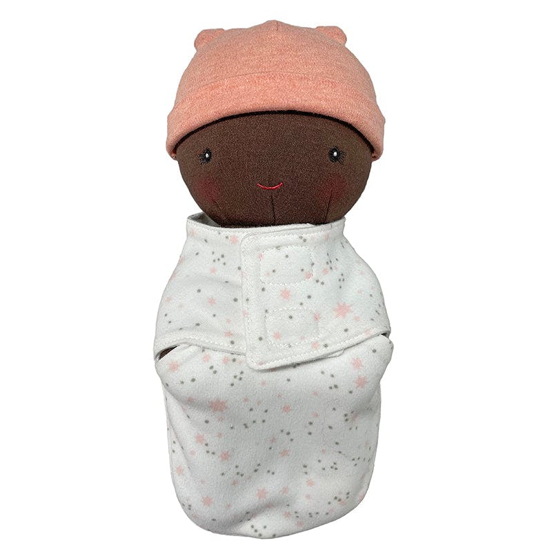 Dots and Rainbows Doll Carrier with Sweet Pea