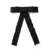 Halo Luxe Amara Deconstructed Woolen Long Tail Clip - Black