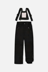 Two Piece Play Snowsuit Green Yellow And Blue Checkerboard With Black Pants