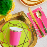 Enchanté Pink Guest Napkins