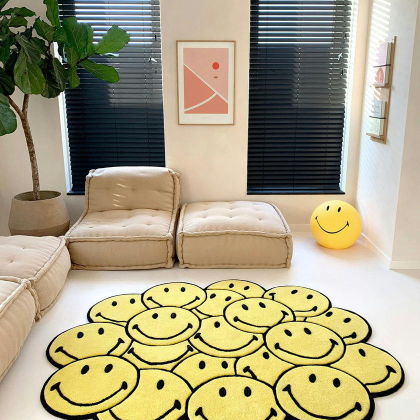 Smiley Bunch Rug