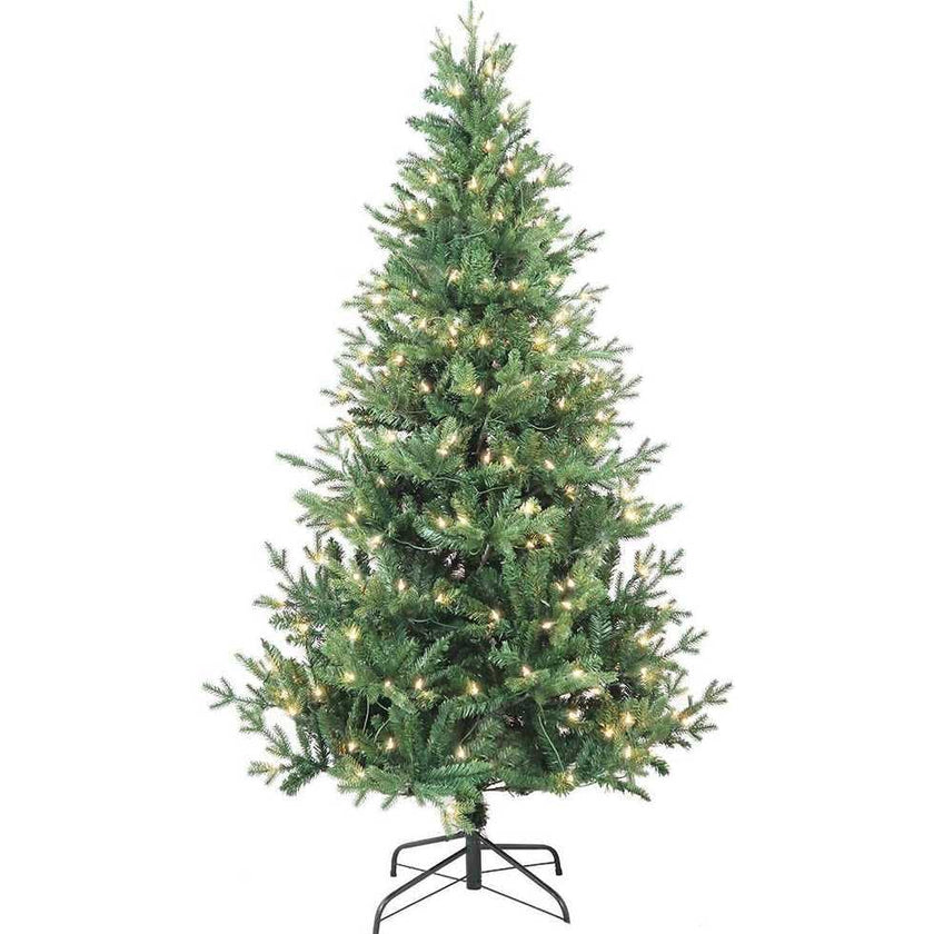 6-Foot Pre-Lit Clear Incandescent Jackson Pine Tree
