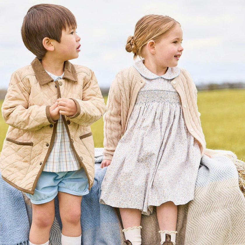 Classic Cashmere Blend Cardigan - Oatmeal