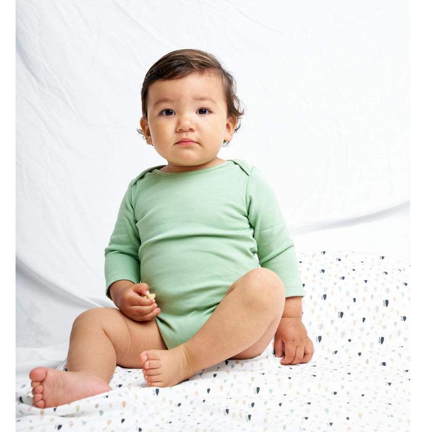 Pistacho Long sleeve bodysuit
