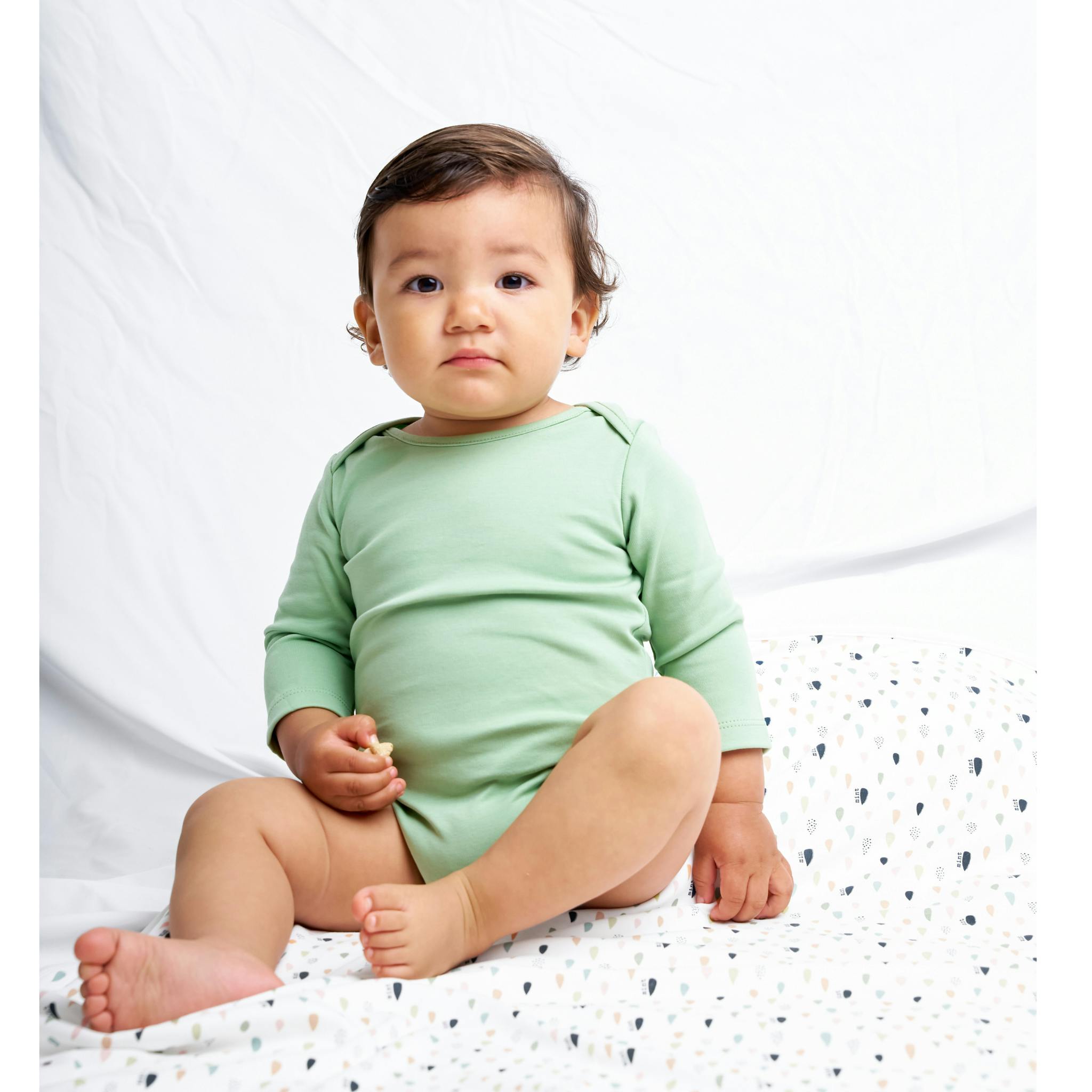 Pistacho Long sleeve bodysuit
