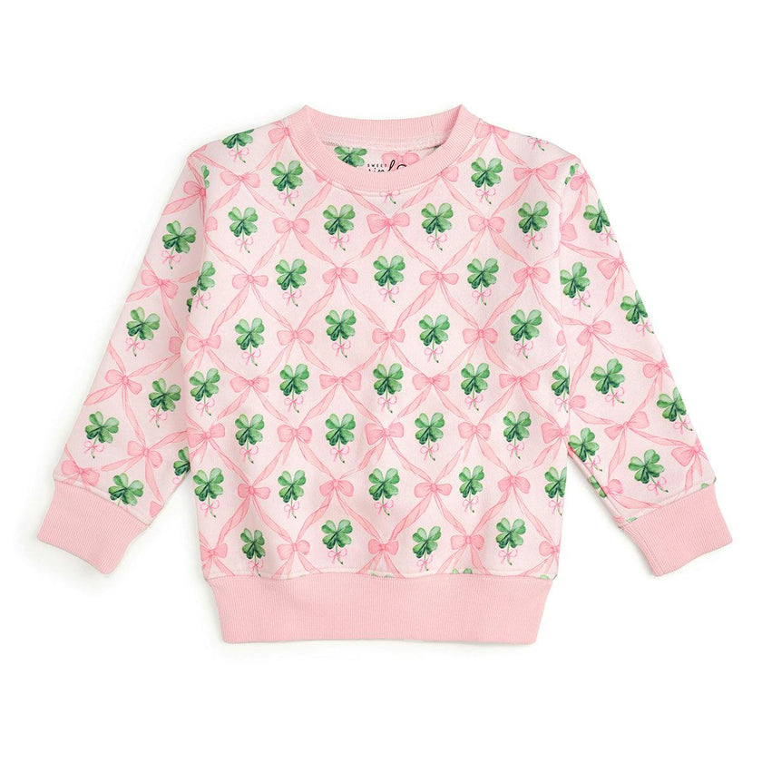 Coquette Clover St. Patrick's Day Sweatshirt
