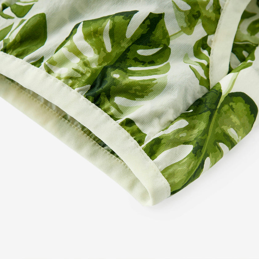 Island Leaf Hooded Sun Shield Windbreaker Jacket