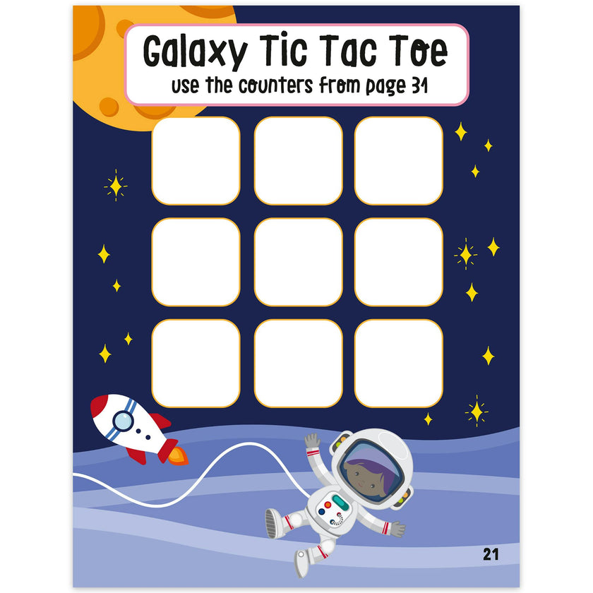 Scratch & Glitter Activity Book: Space
