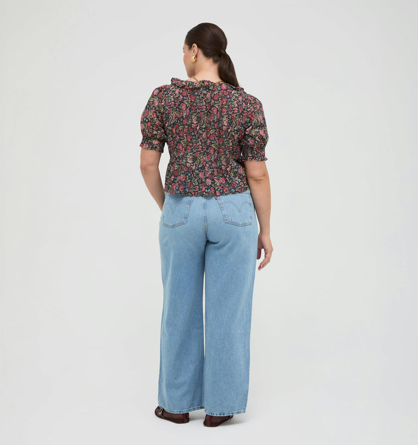 The Camri Top -  Jacobean Sprig