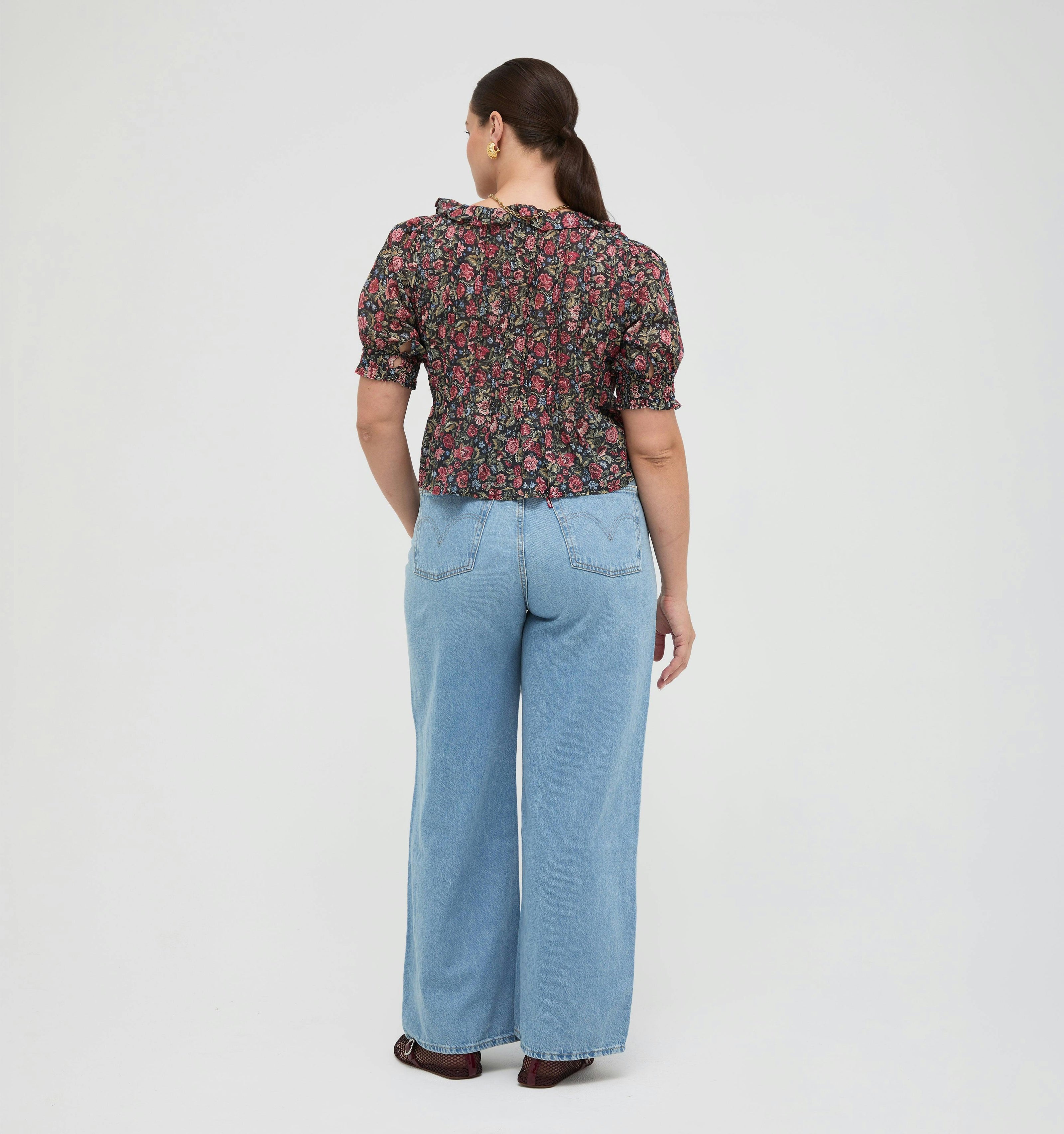 The Camri Top -  Jacobean Sprig