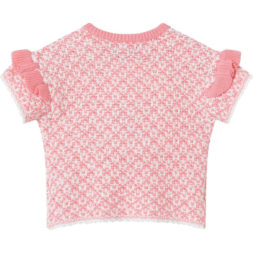 Kids Girls Tie-Front Top & Short Set