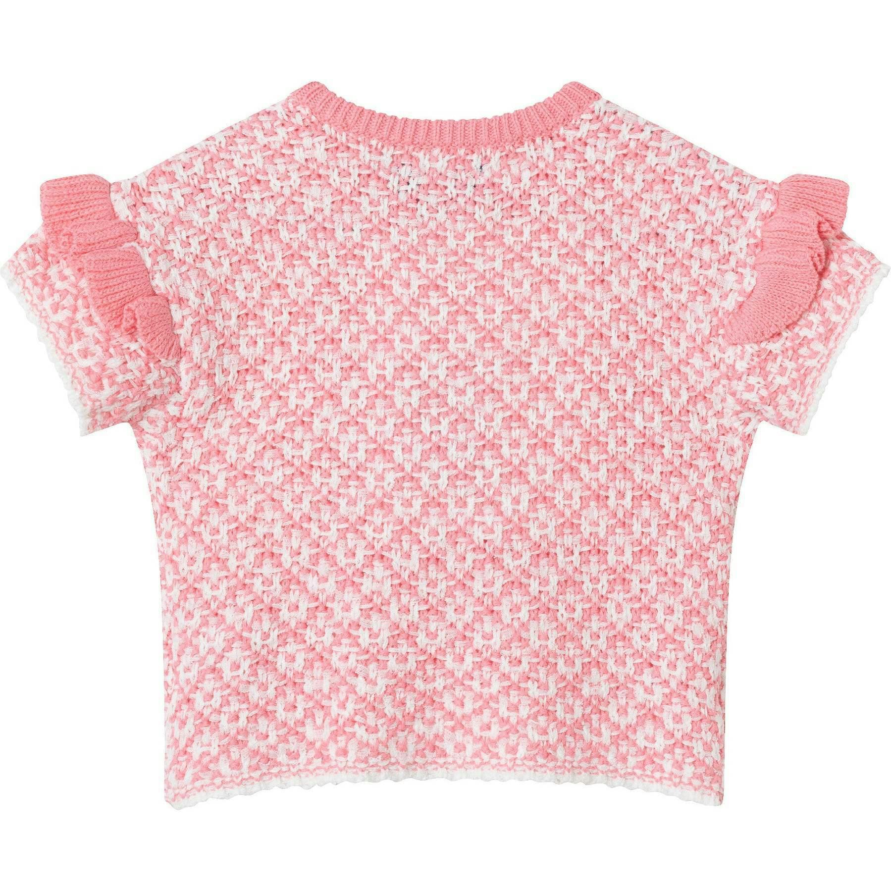 Kids Girls Tie-Front Top & Short Set