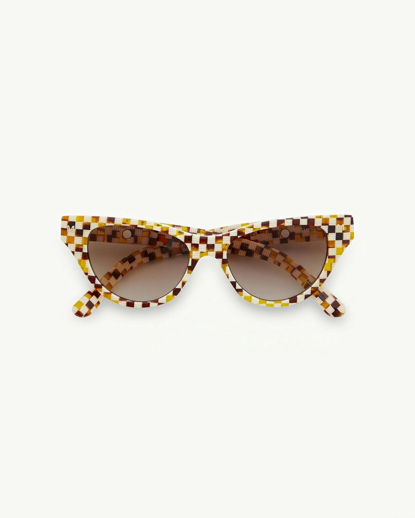 Suzy Sunglasses in Tortoise Checker
