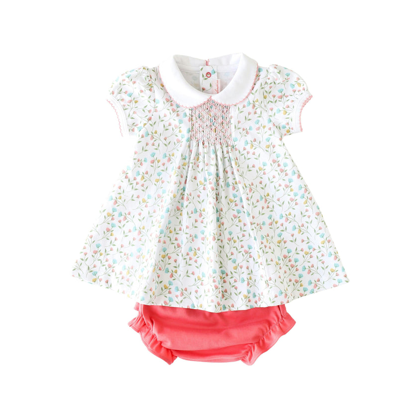Pink Arabella Smocked Dress