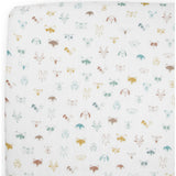 Cotton Muslin Toddler Bedding 3 Piece Set - Watercolor Critters
