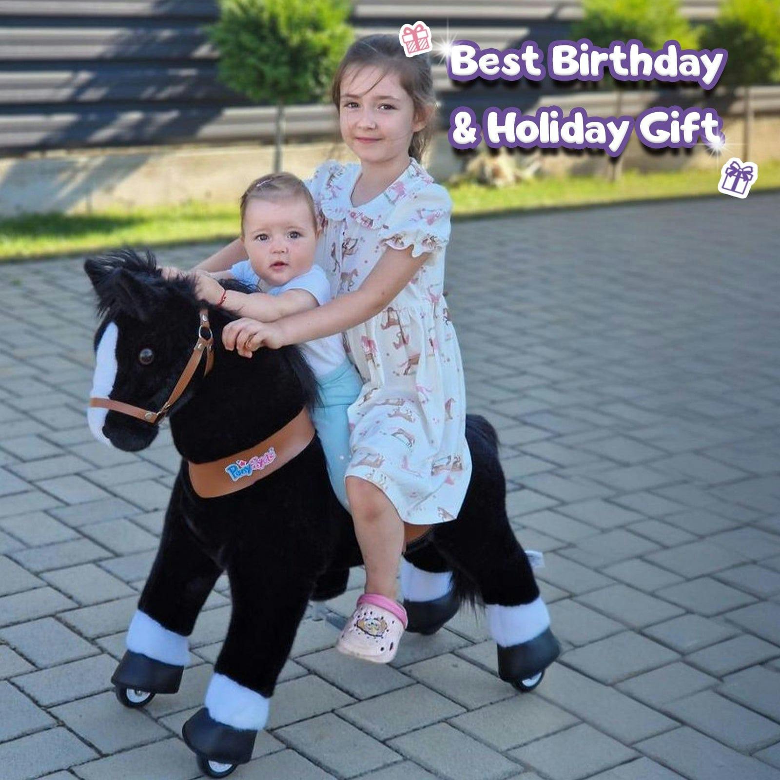 Model U® Horse Ride-On Toy Age 4–7 – Black