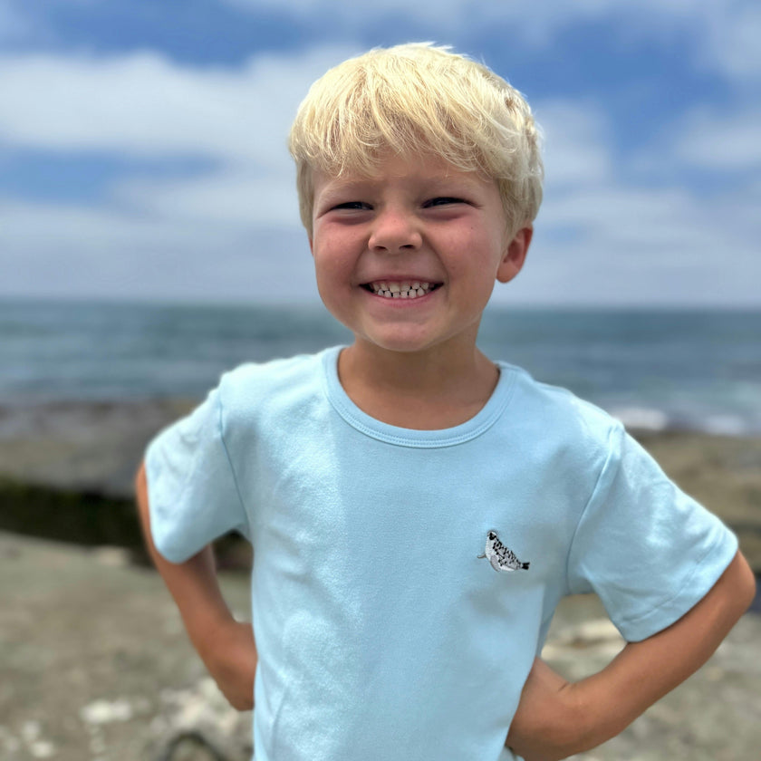 MARINE BLUE SEAL Embroidered Tee