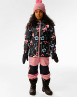 Light Weight Two Piece Chill Snowsuit Blue Floral Print
