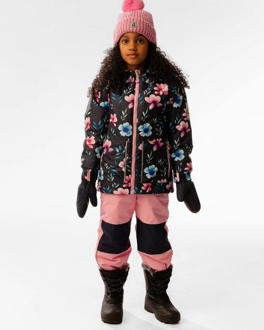 Light Weight Two Piece Chill Snowsuit Blue Floral Print